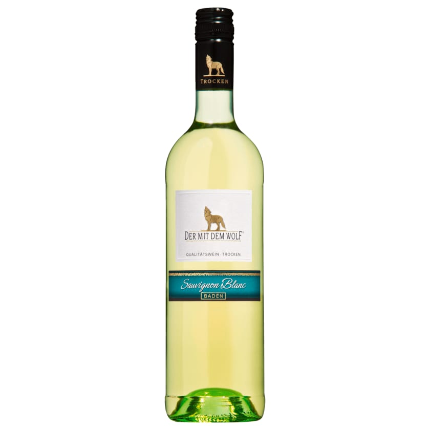 Der mit dem Wolf Weißwein Sauvignon Blanc QbA trocken 0,75l